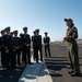 Midshipmen from ROK Naval Academy tour USS Carl Vinson