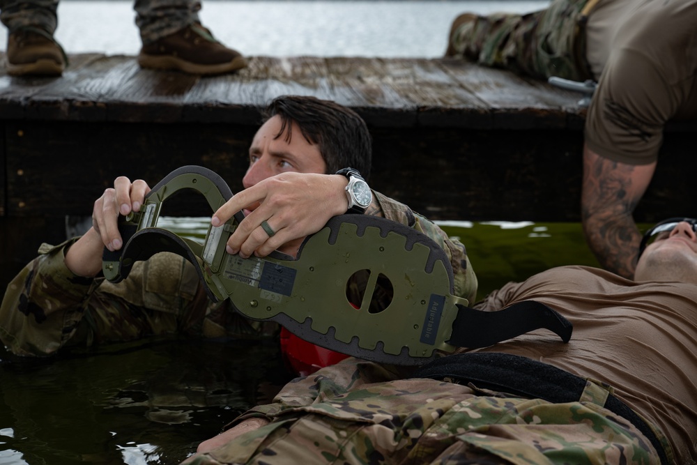 Florida Guardsmen Train for Water Rescues Ahead of Hurricane Milton