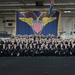 Midshipmen from ROK Naval Academy tour USS Carl Vinson