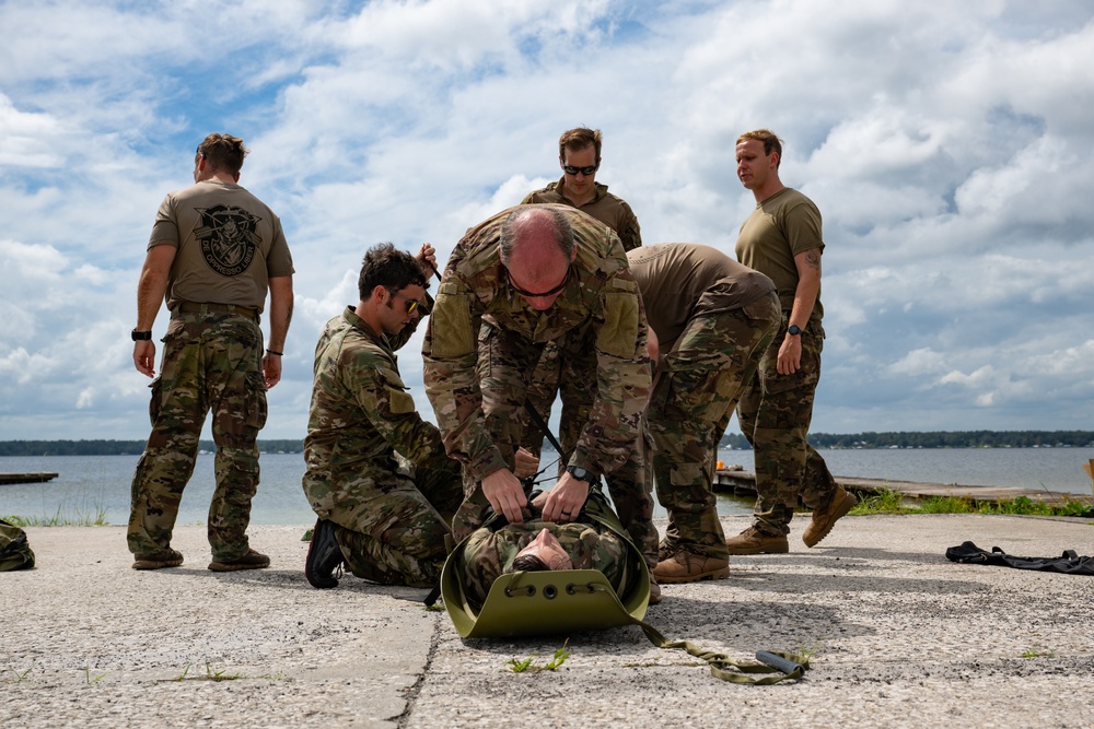 Florida Guardsmen Train for Water Rescues Ahead of Hurricane Milton