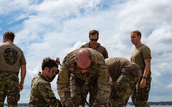 Florida Guardsmen Train for Water Rescues Ahead of Hurricane Milton