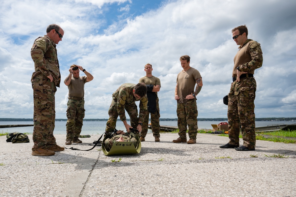 Florida Guardsmen Train for Water Rescues Ahead of Hurricane Milton