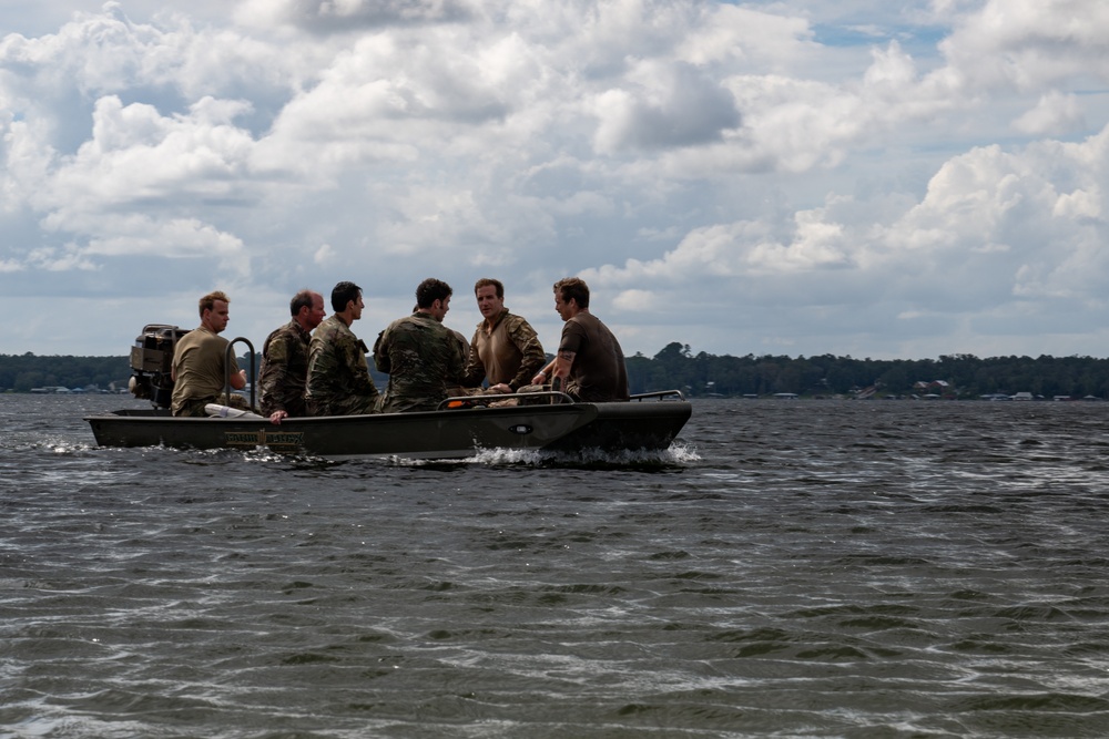 Florida Guardsmen Train for Water Rescues Ahead of Hurricane Milton