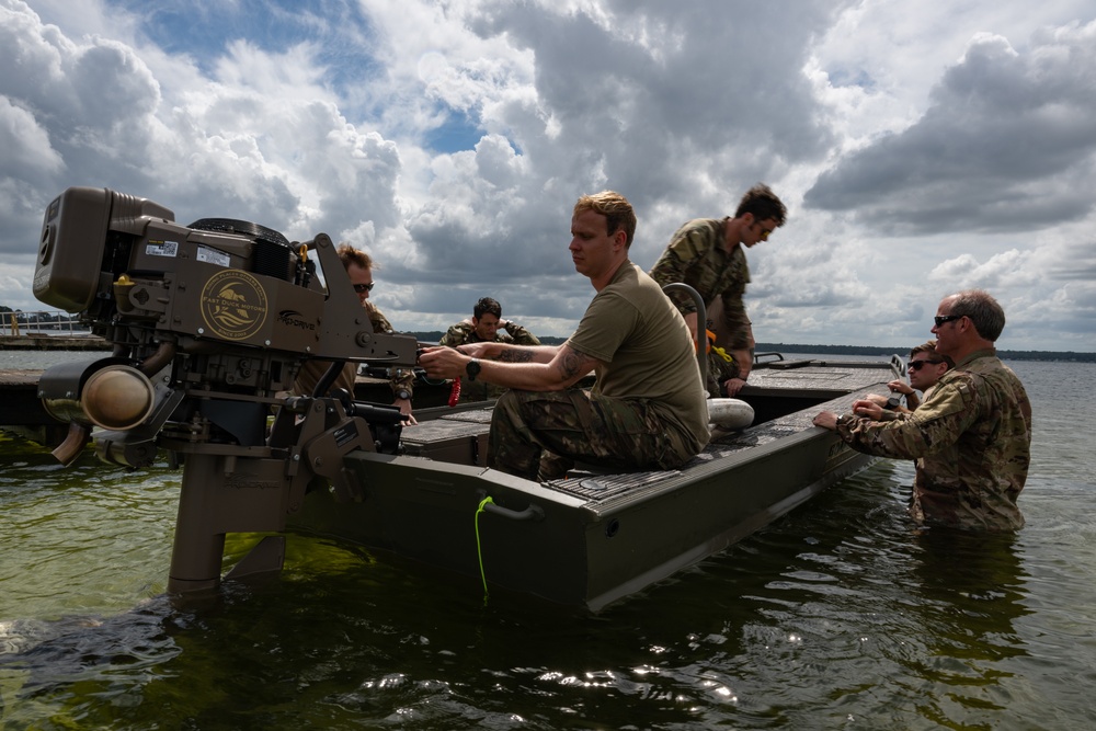 Florida Guardsmen Train for Water Rescues Ahead of Hurricane Milton