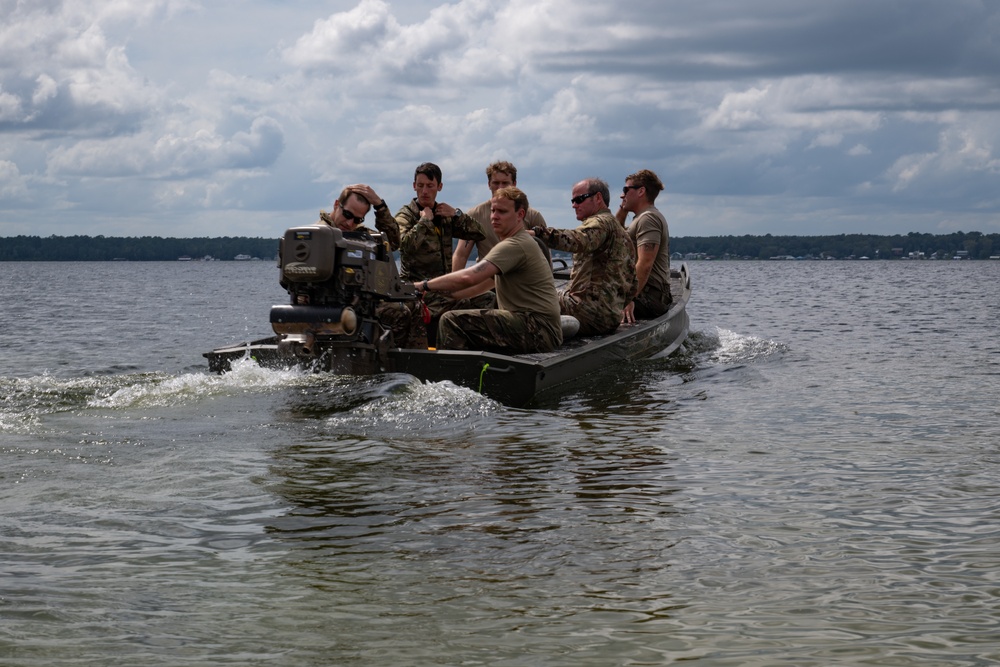 Florida Guardsmen Train for Water Rescues Ahead of Hurricane Milton