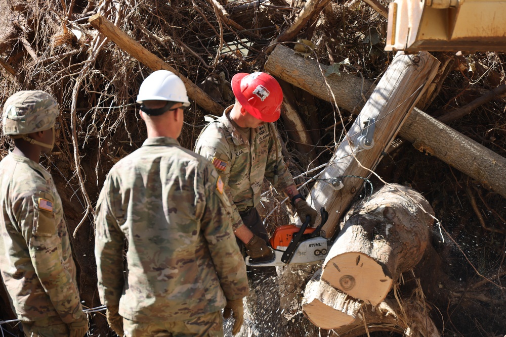 161 Engineer Support Company conduct route clearance