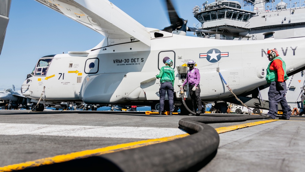 USS George Washington Conducts Flight Operations