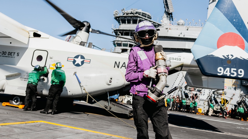 USS George Washington Conducts Flight Operations