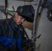 USS George Washington Repairs Arresting Gear Cables