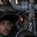 USS George Washington Repairs Arresting Gear Cables
