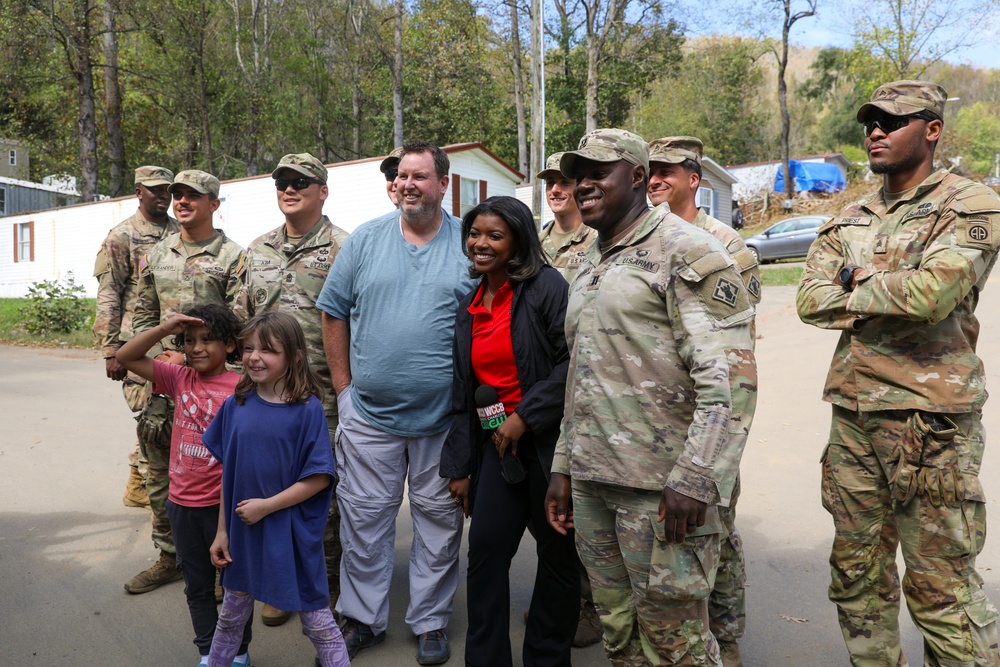 264th Clearance Company conduct humanitarian relief operation