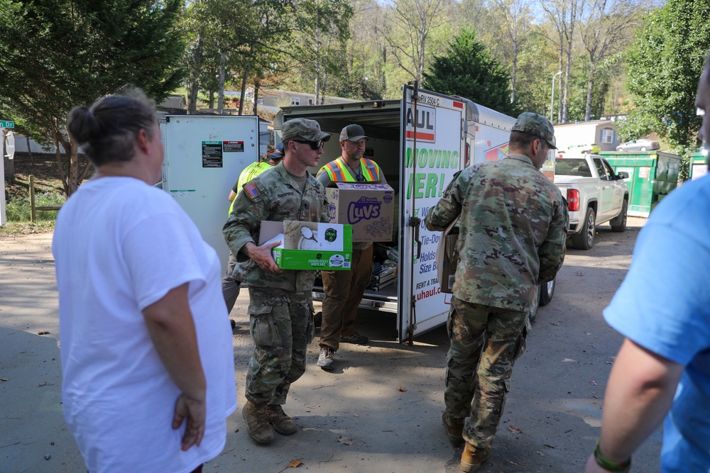 264th Clearance Company conduct humanitarian relief operation