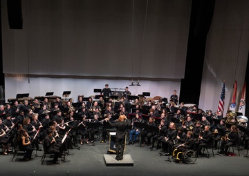 The U.S. Army Band performs jointly with George Mason University music students in community concert
