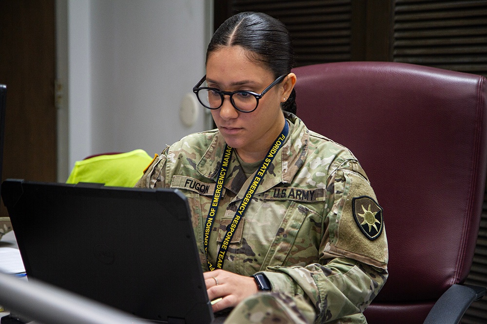 Units of the 927th Combat Sustainment Support Battalion prepare for Hurricane Milton at SLRC