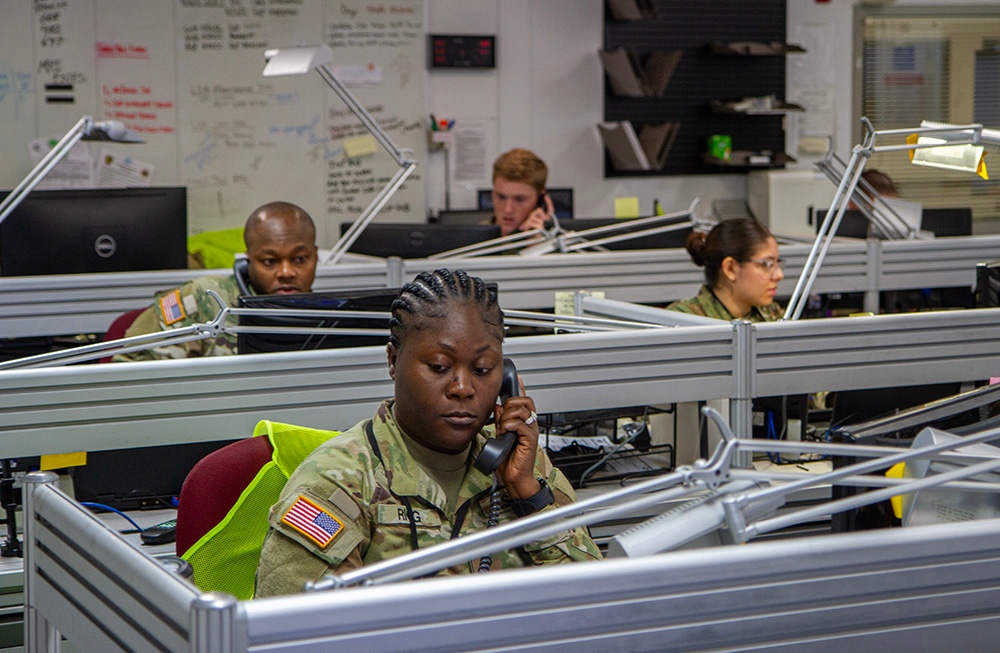 Units of the 927th Combat Sustainment Support Battalion prepare for Hurricane Milton at SLRC