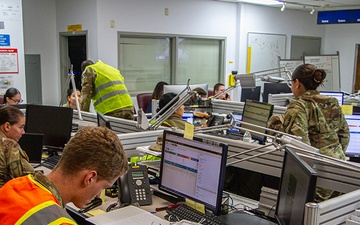 Units of the 927th Combat Sustainment Support Battalion prepare for Hurricane Milton at SLRC