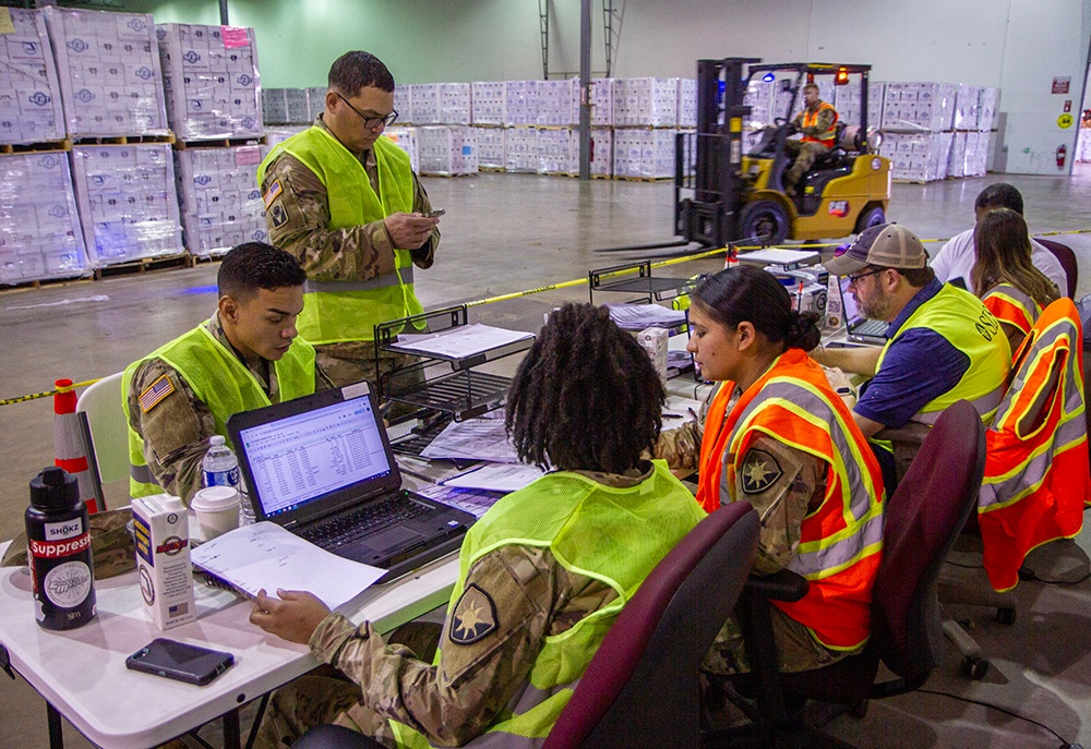 Units of the 927th Combat Sustainment Support Battalion prepare for Hurricane Milton at SLRC