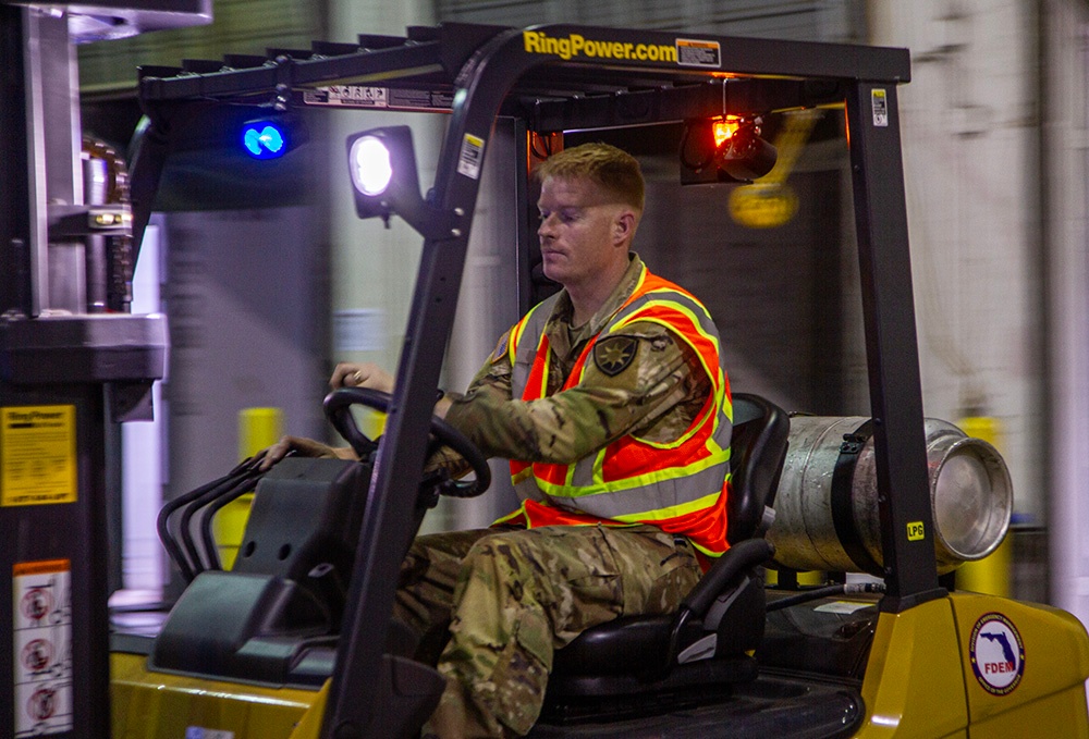 Units of the 927th Combat Sustainment Support Battalion prepare for Hurricane Milton at SLRC