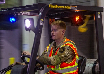 Units of the 927th Combat Sustainment Support Battalion prepare for Hurricane Milton at SLRC