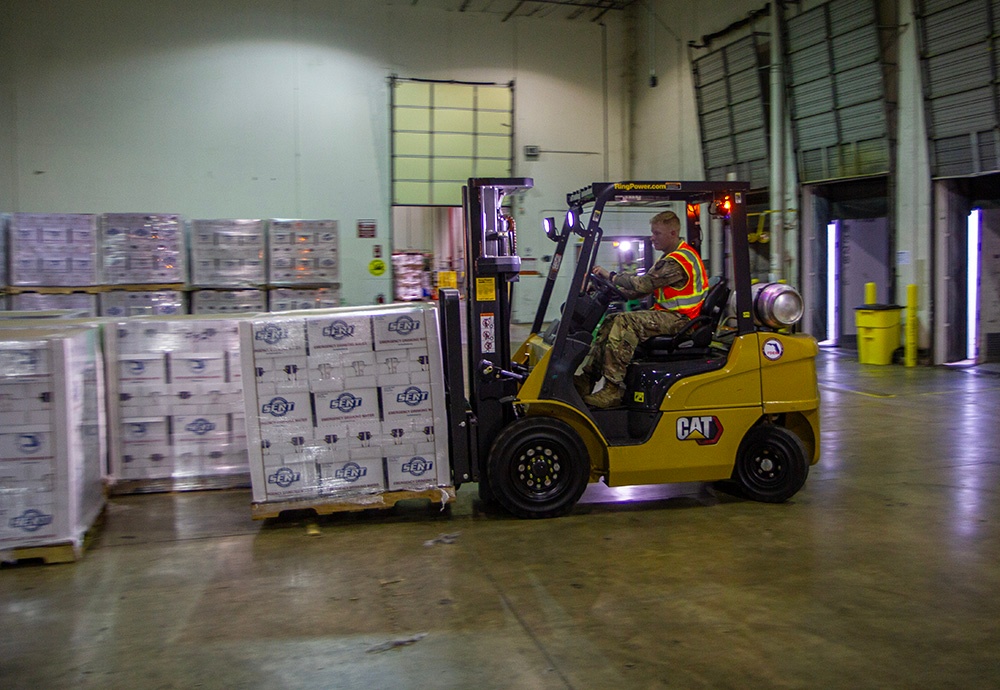 Units of the 927th Combat Sustainment Support Battalion prepare for Hurricane Milton at SLRC