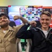 U.S. Armed Service members participate in a San Francisco Fleet Week esports challenge
