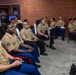 U.S. Armed Service members participate in a San Francisco Fleet Week esports challenge