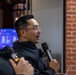 U.S. Armed Service members participate in a San Francisco Fleet Week esports challenge
