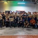 U.S. Armed Service members participate in a San Francisco Fleet Week esports challenge
