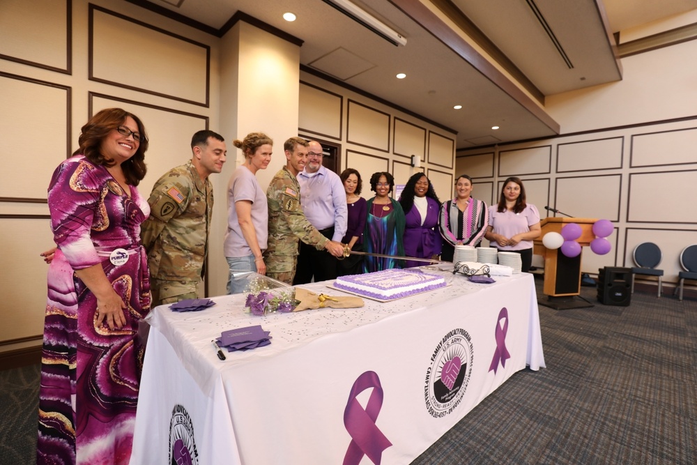 Camp Zama’s ACS, leadership kick off Domestic Violence Awareness Month