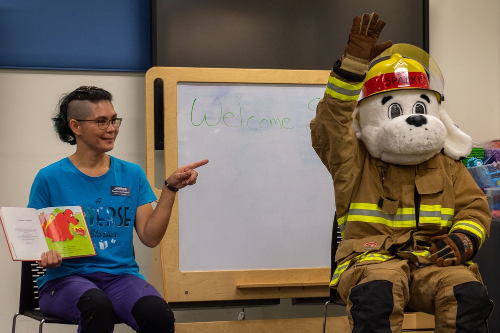 Sparky kicks off Fire Prevention Week 24