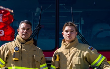 Father and Son Firefighters Strengthen Bonds During Deployment