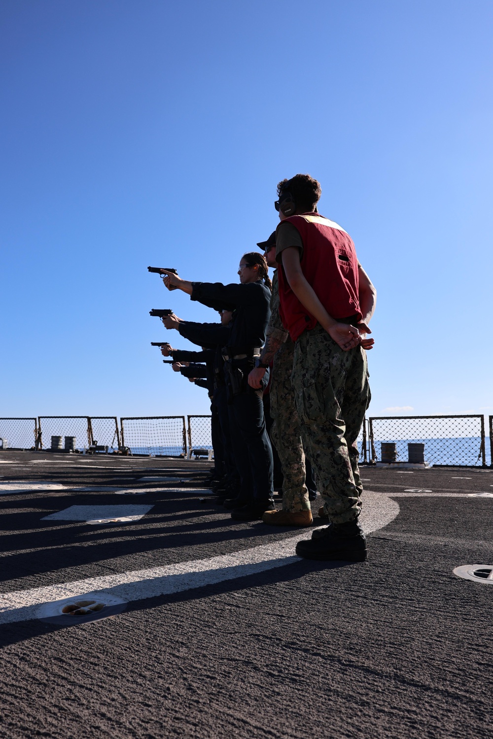 USS Arleigh Burke 9mm Shoot