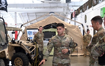 Expeditionary Center command team visits 621st Contingency Response Wing