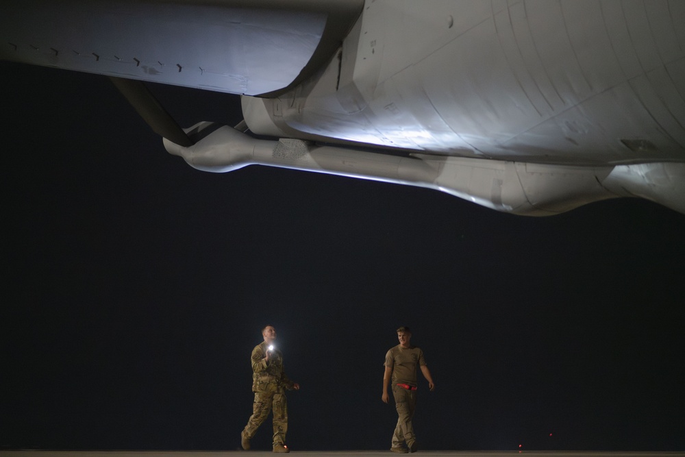 U.S. Air Force KC-135 Stratotankers support operations within USCENTCOM