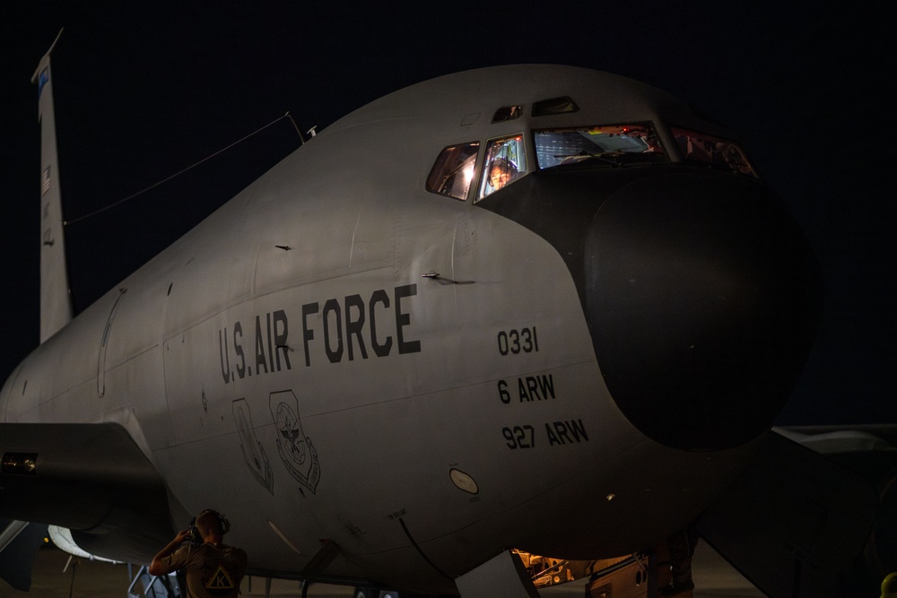 U.S. Air Force KC-135 Stratotankers support operations within USCENTCOM
