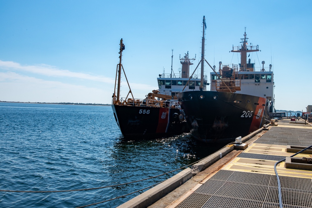 Coast Guard Sends Cutters to NAS Pensacola During Hurricane Milton