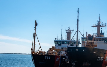 Coast Guard Sends Cutters to NAS Pensacola During Hurricane Milton