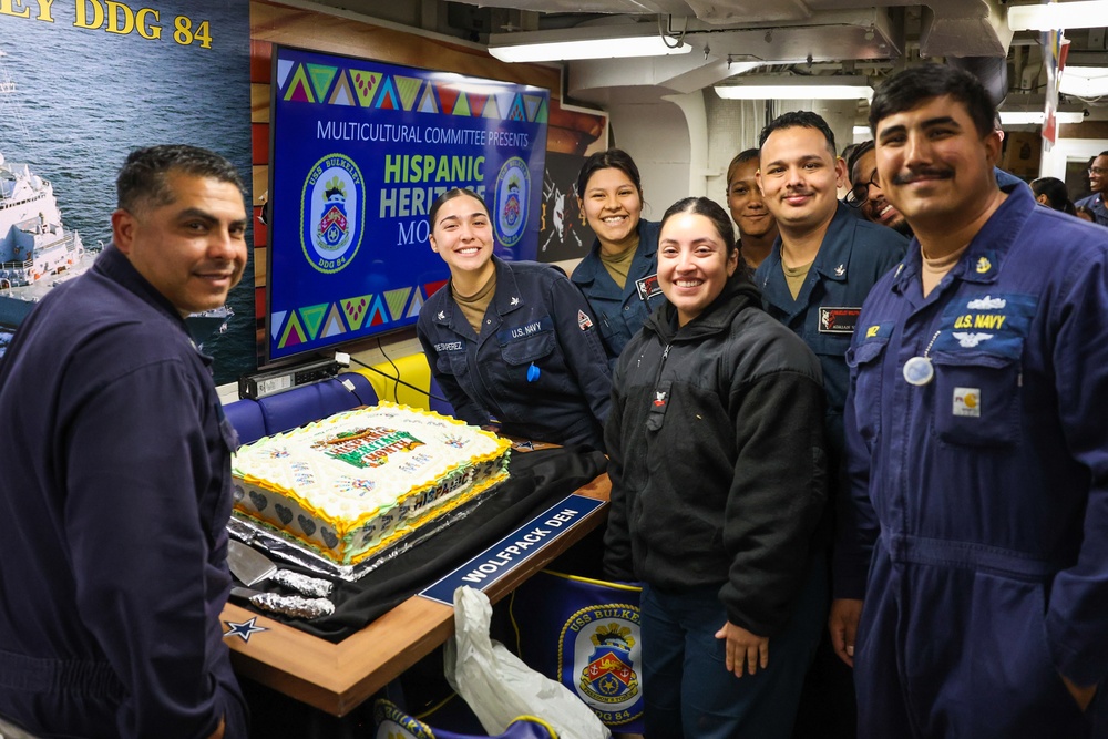 USS Bulkeley celebrates Hispanic Heritage Month