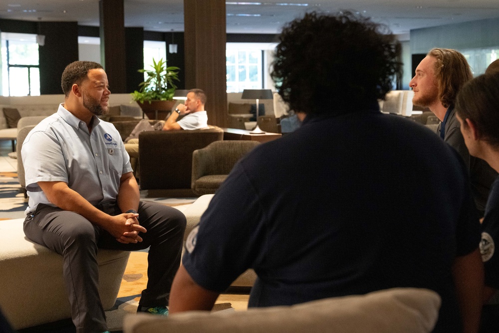 AmeriCorps CEO Michael Smith Visits FEMA Corps Members Supporting Hurricane Helene