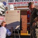 Lt. Col. Vanderwaal and the Quantico Fire Department sign Fire Prevention Proclamation