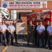 Lt. Col. Vanderwaal and the Quantico Fire Department sign Fire Prevention Proclamation