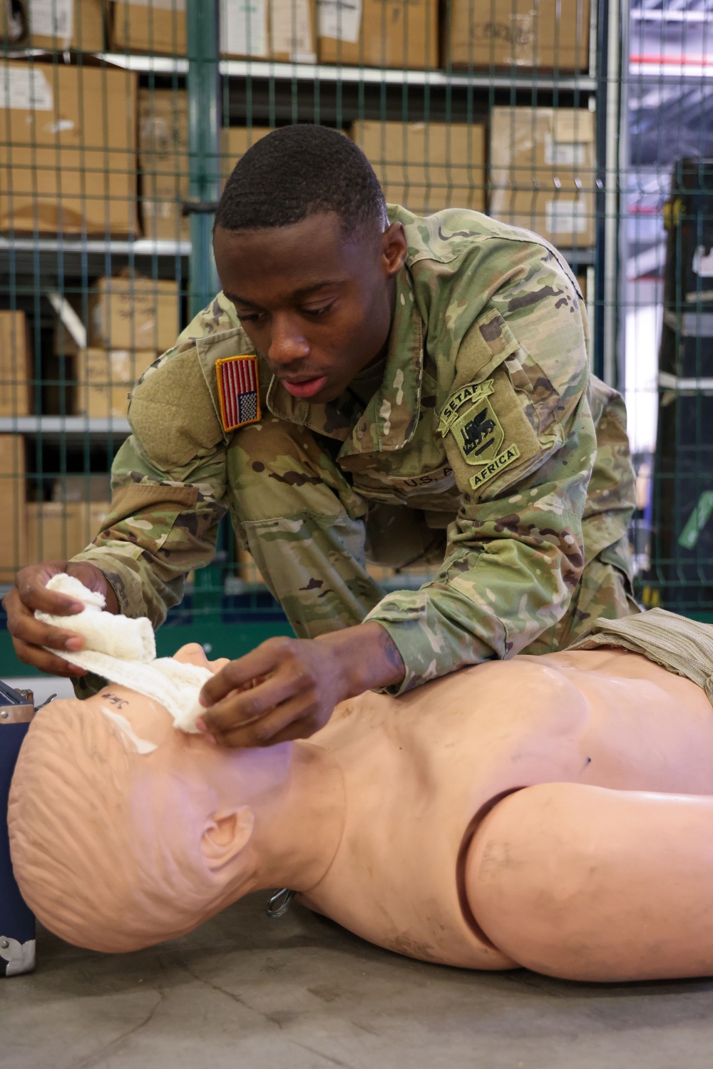 SETAF-AF Soldiers prepare for Expert Soldier Badge