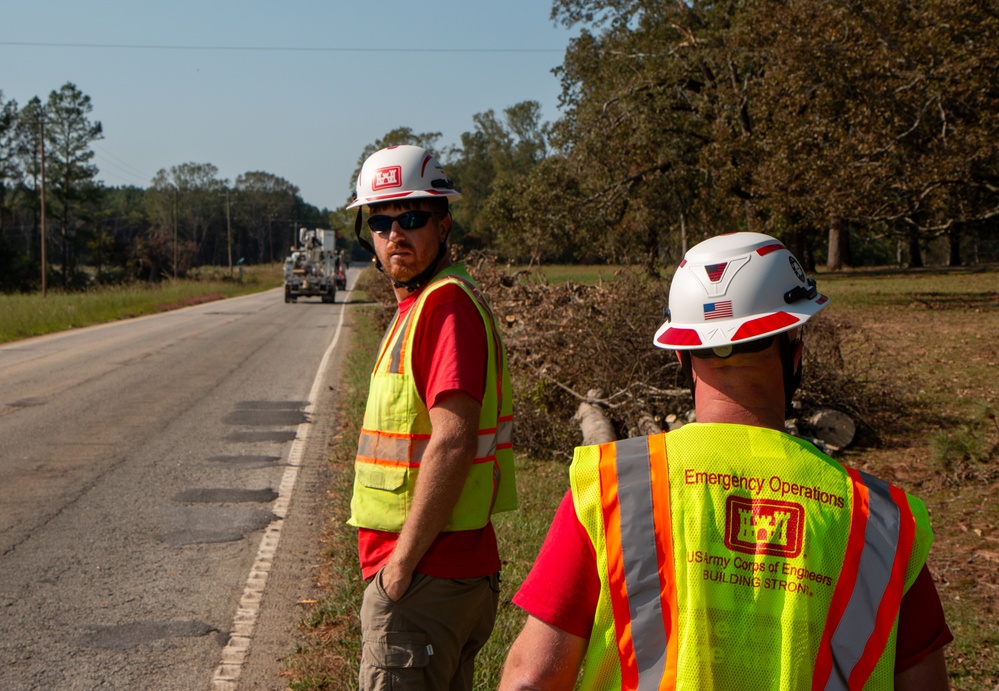 USACE debris teams assess South Carolina counties damaged by Hurricane Helene