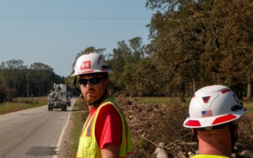 USACE debris teams assess South Carolina counties damaged by Hurricane Helene