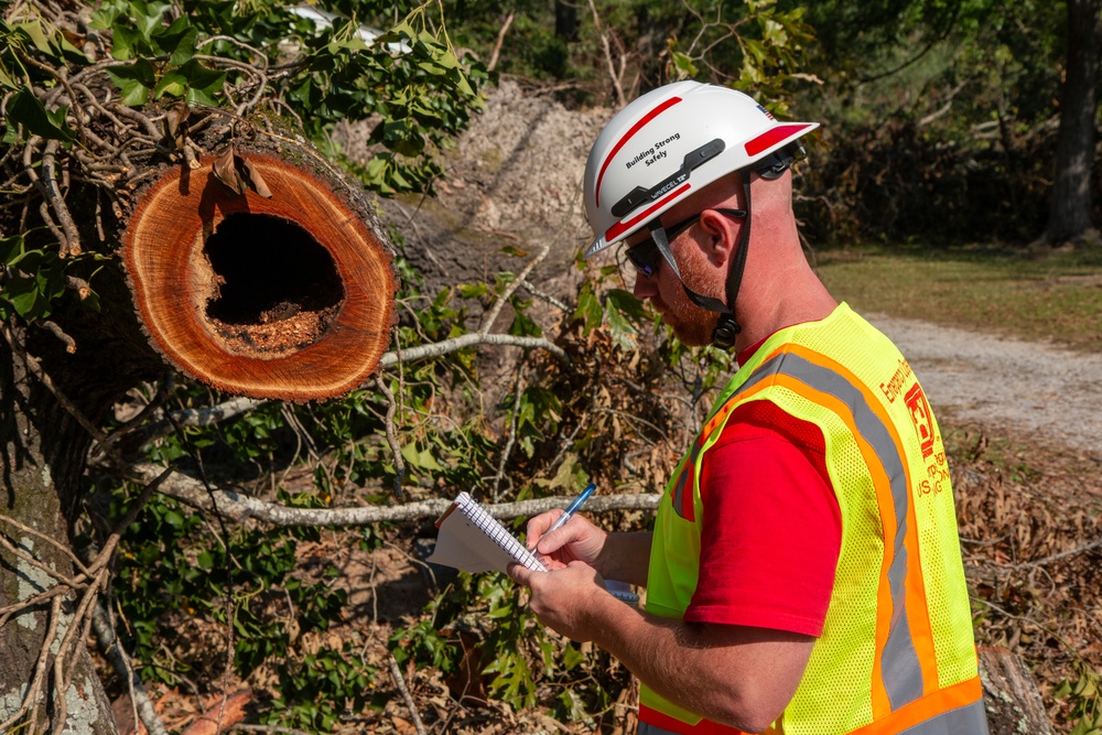 USACE debris teams assess South Carolina counties damaged by Hurricane Helene