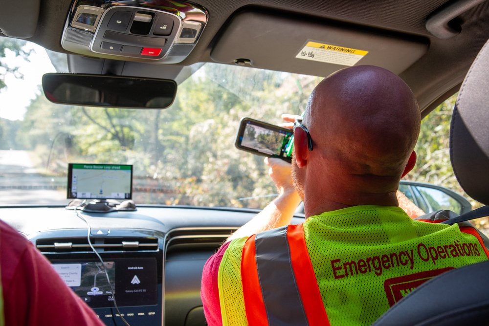 USACE debris teams assess South Carolina counties damaged by Hurricane Helene