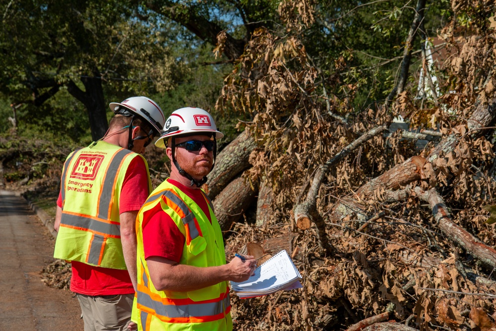 USACE debris teams assess South Carolina counties damaged by Hurricane Helene