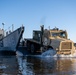 ACU 1 offloads Marines and vehicles