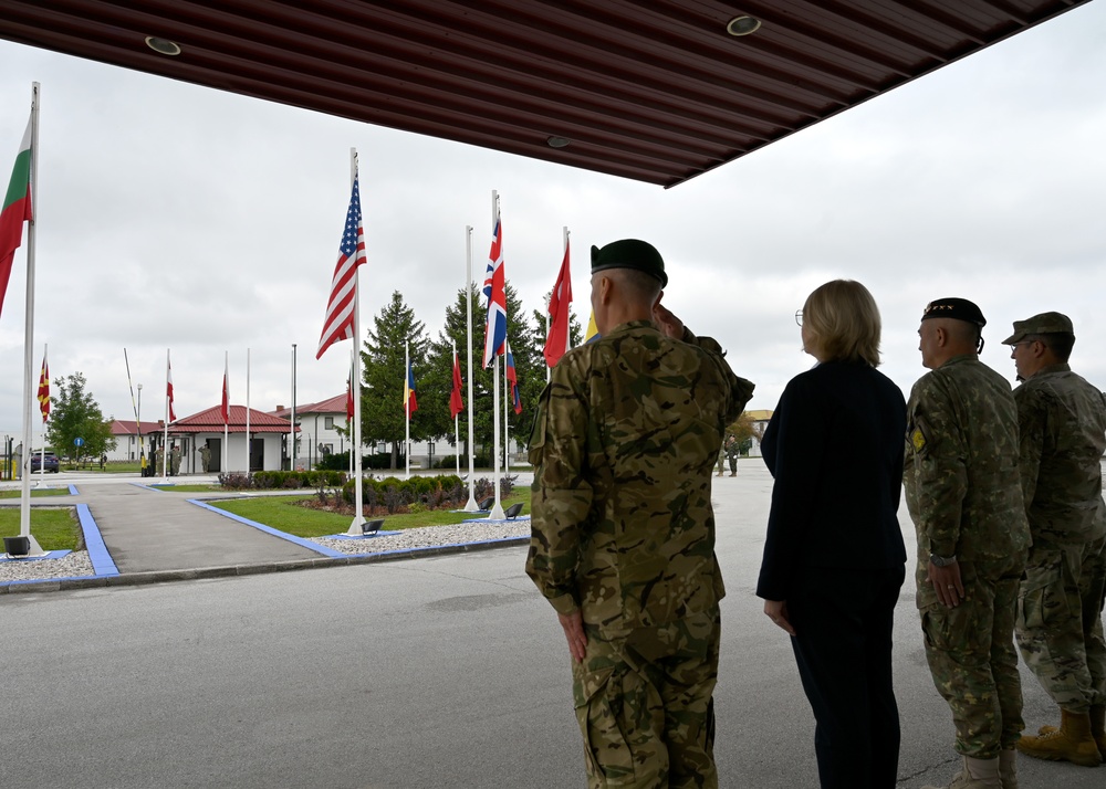 Honor Guard for Romanian State Secretary Visit