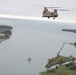 Michigan National Guard fly over Belle Isle Park, Detroit